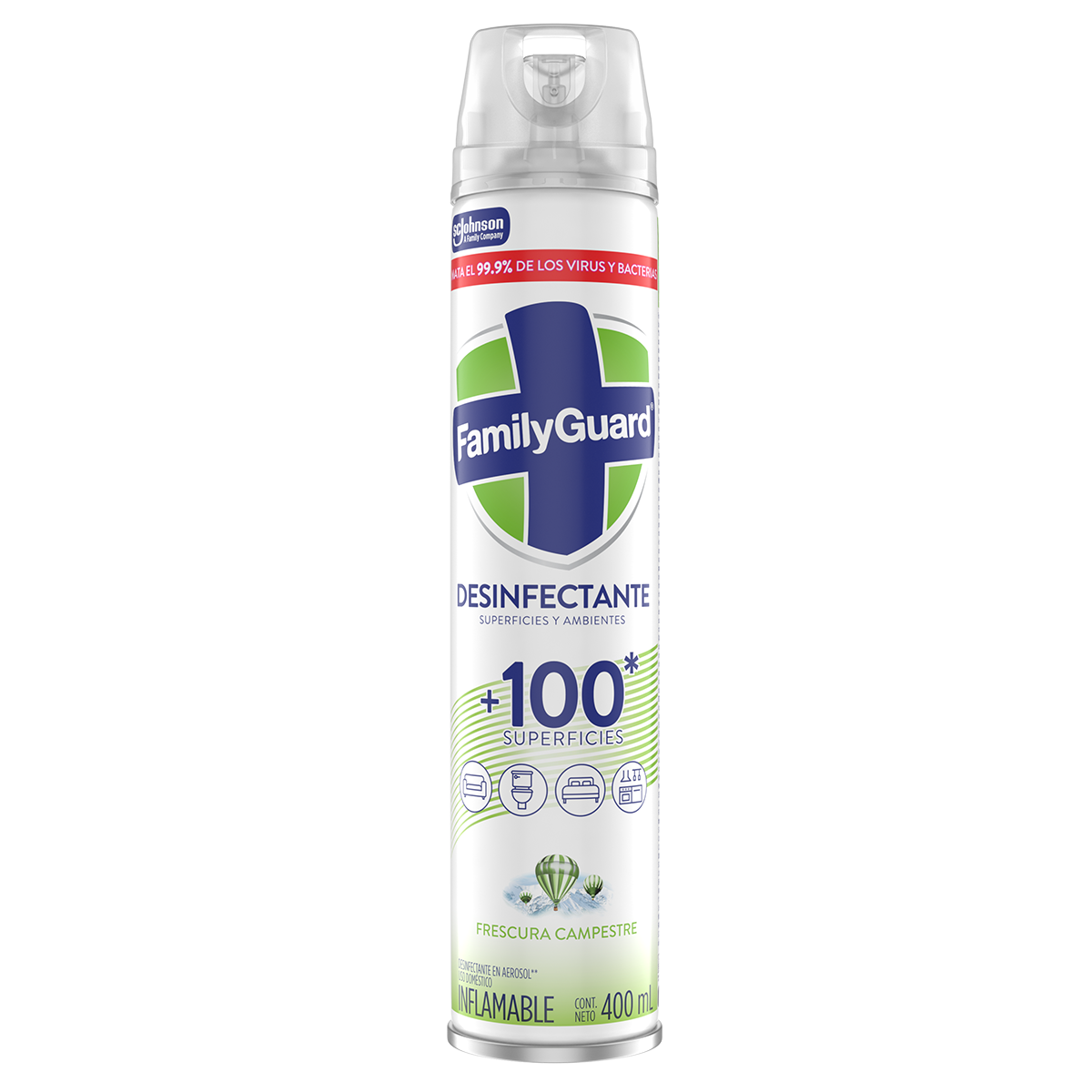 Oust Floral Aerosol Desinfectant
